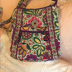 Vera Bradley floral crossbody purse